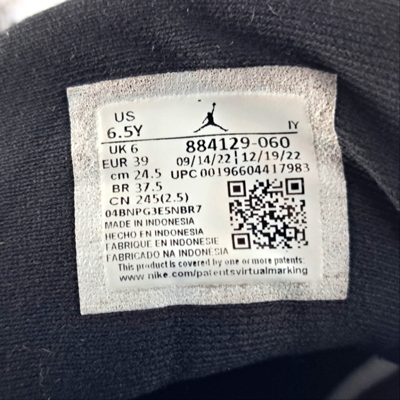 Jordan 13 GS Retro Black Flint Size 6.5Y - Picture 9 of 9